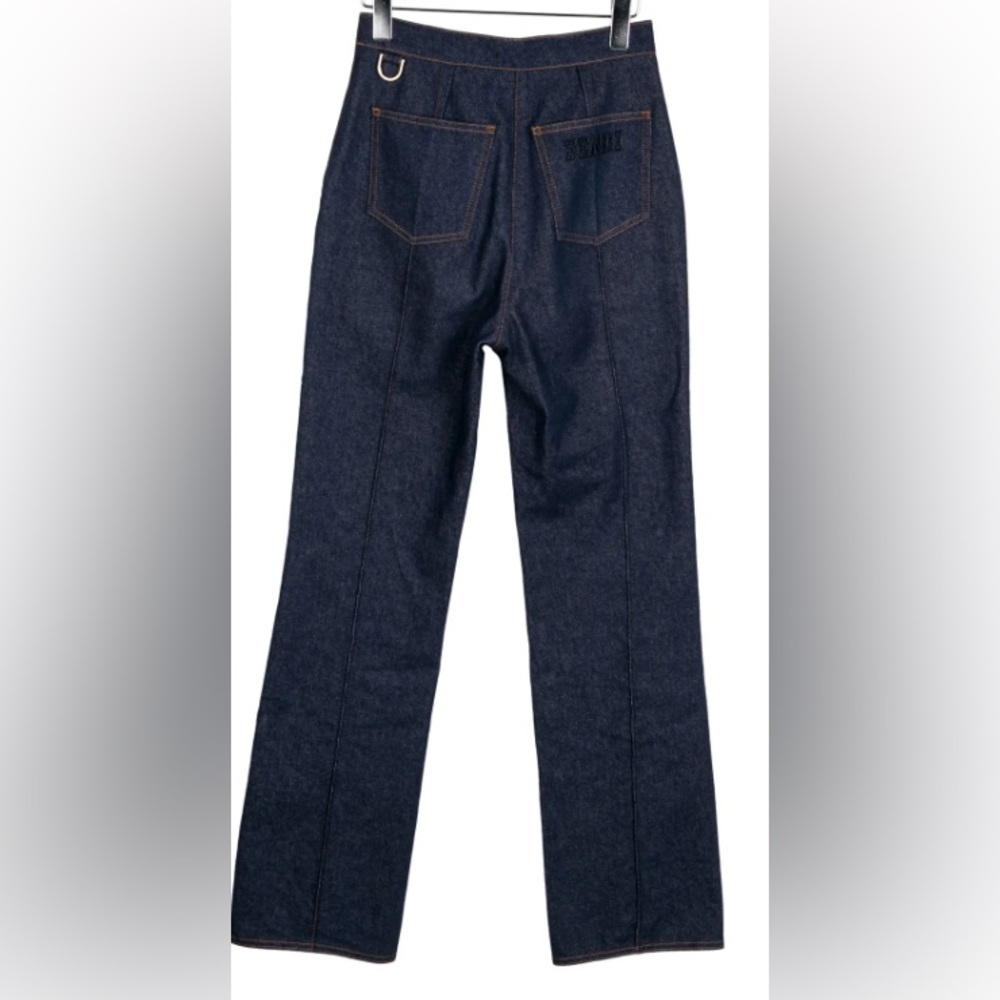 Fendi Authentic High-Rise Straight Leg Blue Jeans size 25